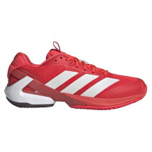 Baskets Adidas Adizero Ubersonic 5 Clay Rouge Blanc