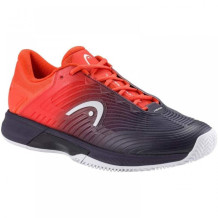 Chaussures de terre battue Head Revolt Pro 4.5 bleu foncé rouge